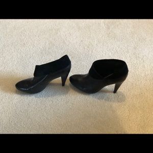 Coach black booties